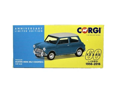Vanguards VA02538 Austin Mini MK1 Cooper S Surf Blue - Image 1 of 4