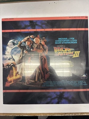 Back To The Future Part 3 LASERDISC Letter-Boxed Edition - NEW & SEALED — 第 1/4 张图片
