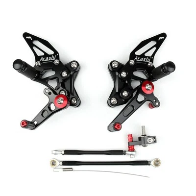Rearset Rear set Fit For Ducati 848 1098 1098S 1098R 1198 Black US - Image 1 of 3