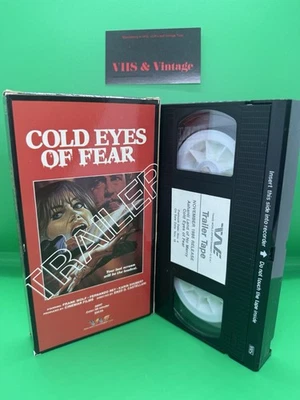 Cold Eyes Of Fear & Ashanti Rare TWE VHS Trailer Tape November 1986 Foto 1 de 4