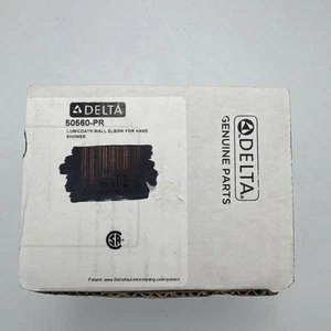 Delta 50560-PR Wall Supply Elbow for Hand Held Shower - Lumicoat Chrome - Picture 1 of 3