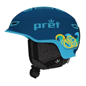 Casco de nieve Pret Fury X para hombre, azul Haa Aani, mediano - Imagen 1 de 4
