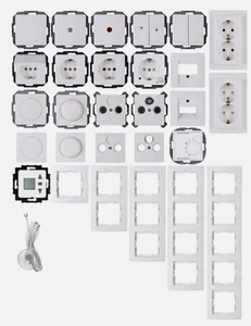 Kopp Paris arktis weiß Schalterprogramm, Rahmen, Schalter, Steckdose, etc. - Bild 1 von 27