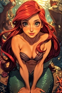 ARIEL THE LITTLE MERMAID II Fine Art Print 13x19 Limited Edition 1 of 50 - Bild 1 von 1