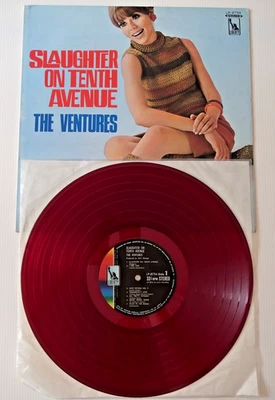 JAPAN RED VINYL 1969 The Ventures ‎– Slaughter On Tenth Avenue NM LP LP-8734 - Image 1 of 4