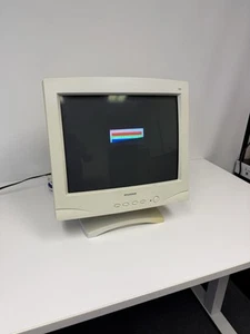 Vintage Sylvania 19" 1440x1080 F97 VGA CRT Monitor Tested - Picture 1 of 24