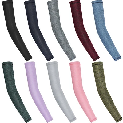 Sun Protection Arm Sleeves for Men Women Tattoo Cover Up - Cooling Sports Sleeve - Image 1 of 4