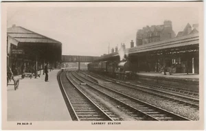 LARBERT RAILWAY STATION - Stirlingshire Postcard - Picture 1 of 2