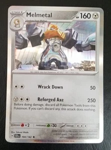 MELMETAL 104/142, HOLO, POKEMON CARD (NM) - Picture 1 of 3