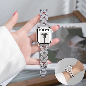 Bling Band Strap for Apple Watch Series 10 9 SE 8 7 6 5 iWatch 42/44/45/46/49mm - Picture 1 of 14