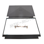 New LCD Back Cover + Front Bezel + Hinges For Dell G15 5510 5511 5515 08MNTR US