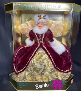 Barbie Happy Holidays 1996 Special Edition Mattel #15646 NRFB Vintage - Picture 1 of 11