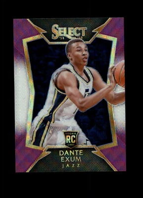 Panini Select Prizm 2014-15 púrpura y blanco Dante Exum RC #87 Jazz Foto 1 de 2
