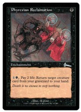 Phyrexian Reclamation 1999 Urza's Legacy Black Enchantment MTG NM Actual Pic AZ1