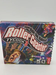 ROLLER COASTER TYCOON 3-  PC CD-ROM SOFTWARE Rated E Atari - Picture 1 of 6
