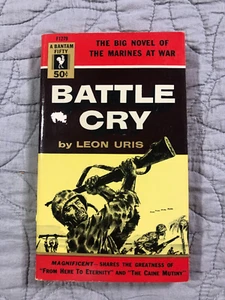 WW2 war Vintage Pb Battle Cry by Uris Bantam Book F1279 - Bild 1 von 5
