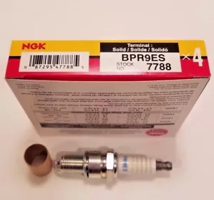 NGK BPR9ES 4 SPARK PLUGS NGK PART #7788 POLARIS ASSAULT SWITCHBACK - Picture 1 of 3