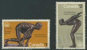 Canada Scott 656, 657 - $1, $2 Montreal Olympics - Used - Lightly Cancelled - NH - Picture 1 of 1