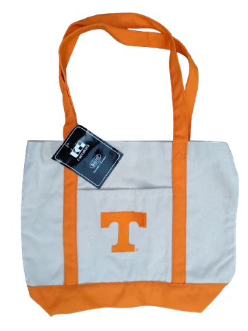 TENNESSEE VOLUNTEERS Travel Bag / Purse by Bacon & Co. Knoxville - Brand New Cover