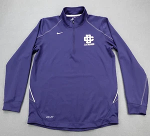 Nike Dri Fit Pullover Detroit Lacrosse 1/4 Zip Herren Gr. S Mock Neck Navy Blau - Bild 1 von 21