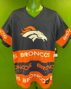 NFL Denver Broncos orange & blau Logo Trikot Oberteil Herren Medium neu mit Etikett - Bild 1 von 8