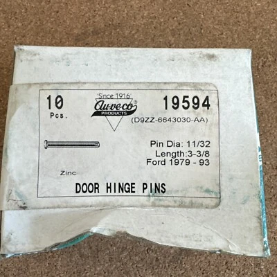 Auveco 19594 3/8" Ford Bisagra Puerta Pin Cantidad. 10 D9ZZ-6643030-AA Foto 1 de 4