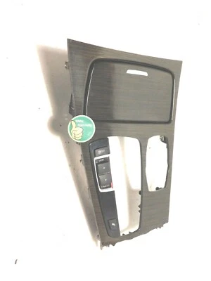 ✅ 2011-2015 BMW 740Li Moldura de la consola central Madera Portavasos de cambio medio de madera  Foto 1 de 4