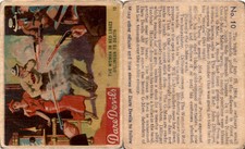 R39 National Chicle, Dare Devils, 1936, #10 Woman In Red Lures Dillinger