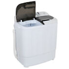 Portable Mini Wash Machine Compact Twin Tub 13lbs Top Load Washer Spin Dryer photo