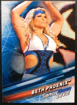 2019 Topps WWE Smackdown Live WWE Legend #62 Beth Phoenix - Image 1 of 2
