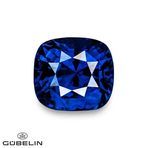 GUBELIN & GRS Certified ROYAL BLUE Sapphire 9.03 Ct. Natural Untreated IMPORTANT - Picture 1 of 11