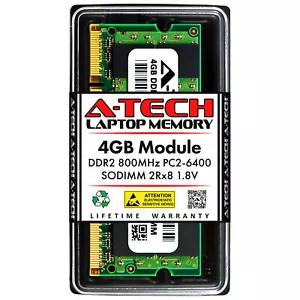 4GB DDR2-800 SODIMM Micron MT16HTF51264HZ-800C1 Equivalent Laptop Memory RAM - Picture 1 of 2