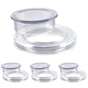 4 Set 2" Silicone Patio Table Umbrella Hole Ring and Cap, 4 Rings and 4 Stoppers - Picture 1 of 6