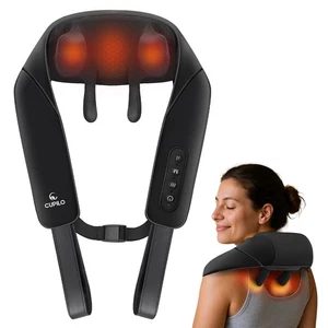 Neck Massager with Heat - Cordless Shiatsu Massage for Neck Back and Shoulder... - Picture 1 of 8