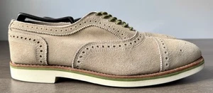 Allen Edmonds Strandmok Herren hellbraun beige Wildleder Größe 9,5 D - Bild 1 von 10