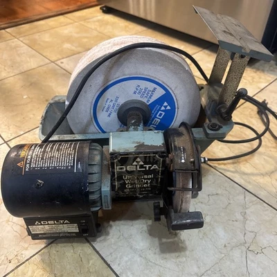 Delta Universal Afilador en Seco Húmedo Amoladora Herramienta Modelo 23-700 Cuchillo Herrería Foto 1 de 4