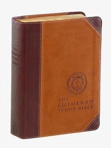 HOLY BIBLE: LUTHERAN STUDY BIBLE, BROWN, COMPACT DUOTONE By Various *BRAND NEW* - Foto 1 di 3