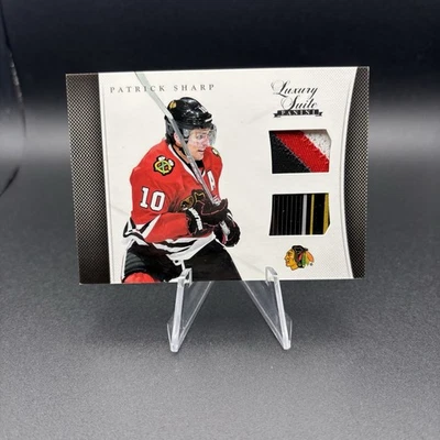 2011-12 Panini Rookie Anthology Luxury Suite Patrick Sharp #17 Game-Worn Blackha - Image 1 of 2