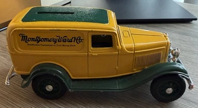 Coleccionable - ERTL, camión de panel Ford 1932, alcancía - logotipo de Montgomery Ward Co. Foto 1 de 4