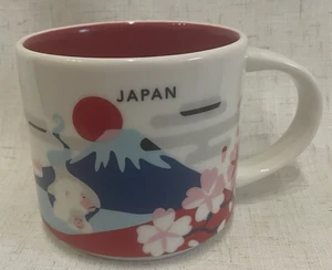 Starbucks Japan Mug Coffee Cup You Are Here Series 14 oz Seasons Fuji Cherry - Picture 1 of 5