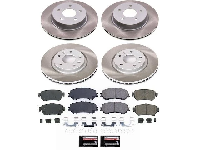 Kit de pastillas de freno y rotor delanteras y traseras para Nissan Rogue Sport 2019-2021 VS486ZZ Foto 1 de 1