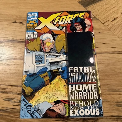 X-FORCE #25 (1993) Hologram Cover Fatal Attractions - Image 1 of 4