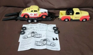 Ertl Collectibles MAC Tools Racing 51 Ford Pickup & 40 Ford Coupe & Trailer Set - Picture 1 of 24