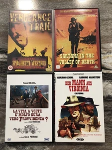 Region 2 PAL Spaghetti Western 4 DVD Collection Kisnki Gemma Milian Like New - Picture 1 of 24