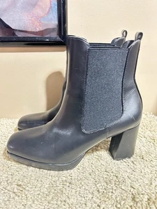 Women’s Sz 8.5 French Connection Block Heel Ankle Boots - Picture 1 of 6