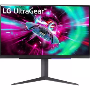 LG 27GR93U-B 27" UltraGear UHD 1ms 144Hz Gaming Monitor with NVIDIA G-SYNC - Picture 1 of 12