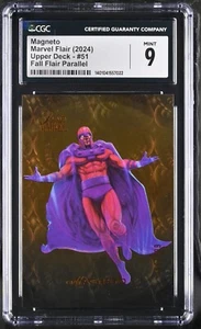 2024 Marvel Flair Magneto Fall Flair #51 CGC 9 MINT - Bild 1 von 2