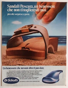 Pubblicita' Dr.Scholl's Sandali Peseura Vintage Ads Advertising Werbung 1980 (R8 - Picture 1 of 2