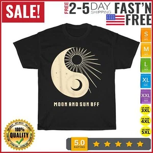 Moon And Sun Best Friends Forever BFF Vintage T Shirt Men Women Fashion NEW 2023 - Picture 1 of 9