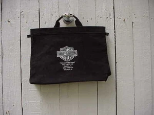 JHARLEY DAVIDSON ZIP UP DOCUMENT POUCH CASE - Picture 1 of 5